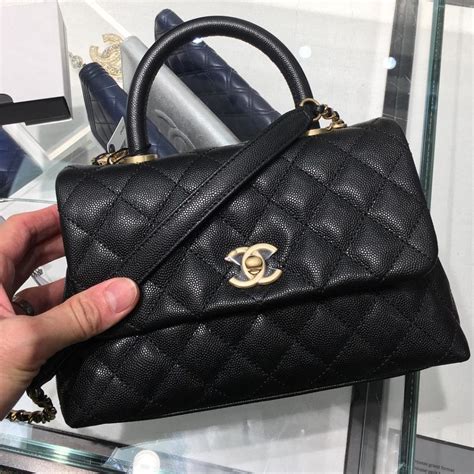 chanel coco handle價錢2021|Chanel coco handle bag.